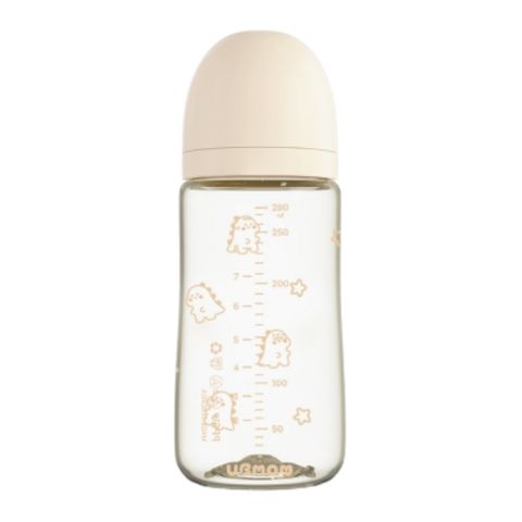 Bình Sữa UBMOM PPSU Cổ Rộng 280ml Họa Tiết Khủng Long
