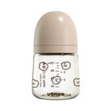 Bình Sữa UBMOM PPSU Cổ Rộng 120ml Họa Tiết Chó Xù