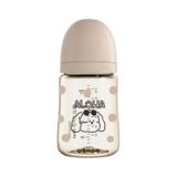 Bình Sữa UBMOM PPSU Cổ Rộng 200ml Họa Tiết Chó Aloha