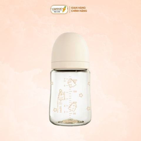 Bình Sữa UBMOM PPSU Cổ Rộng 200ml Họa Tiết Khủng Long
