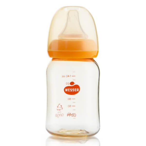 Bình Sữa Wesser Cổ Hẹp 140ml Kèm Núm S