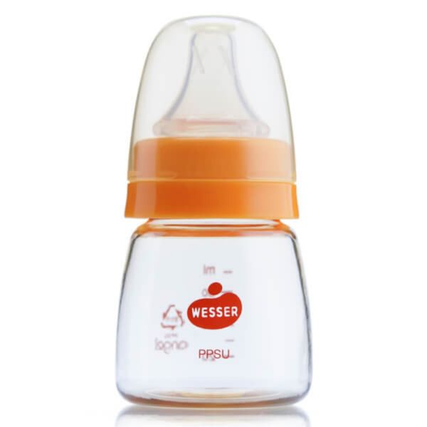 Bình Sữa Wesser Cổ Hẹp 60ml Kèm Núm S