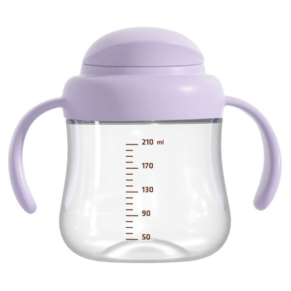 Bình Tập Uống Nước Hallysen 210ml Màu Tím Hình Bạch Tuộc