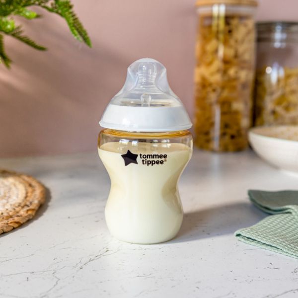 Bình Sữa Tommee Tippee PPSU Natural Star Cổ Rộng 260ml Trơn