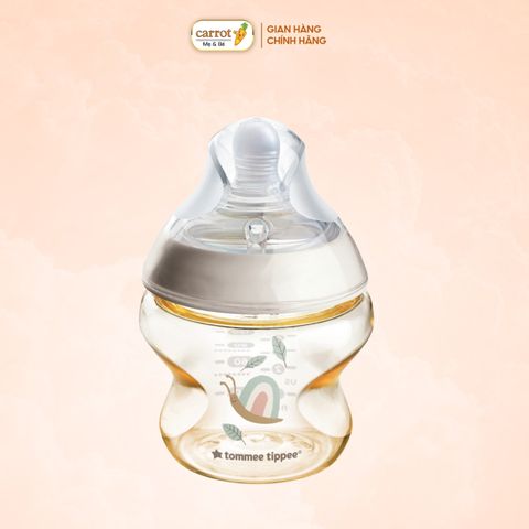 Bình Tommee Tippee PPSU Natural Star Cổ Rộng 150ml Họa Tiết