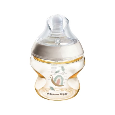 Bình Tommee Tippee PPSU Natural Star Cổ Rộng 150ml Họa Tiết