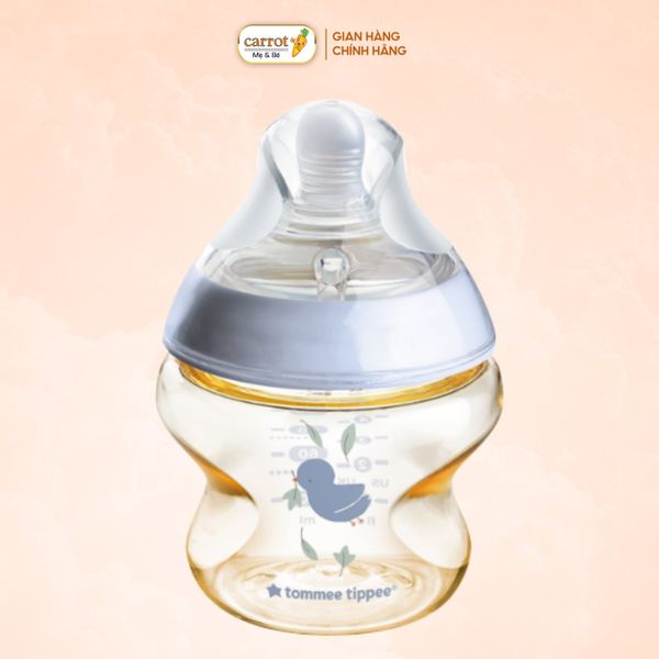 Bình Tommee Tippee PPSU Natural Star Cổ Rộng 150ml Xanh