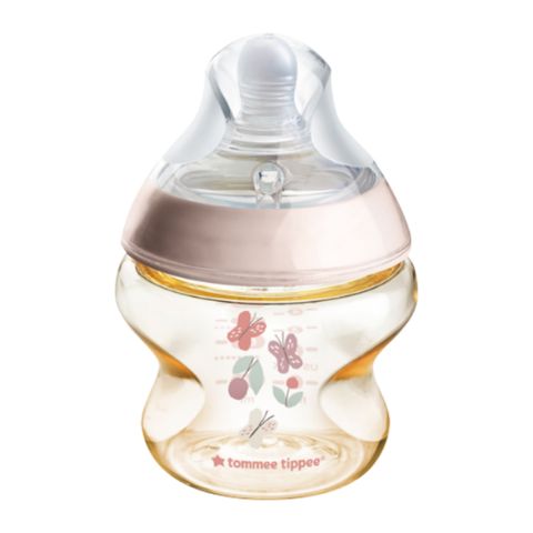 Bình Tommee Tippee PPSU Natural Star Cổ Rộng 150ml Hồng
