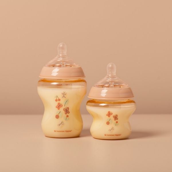 Bình Tommee Tippee PPSU Natural Star Cổ Rộng 150ml Hồng