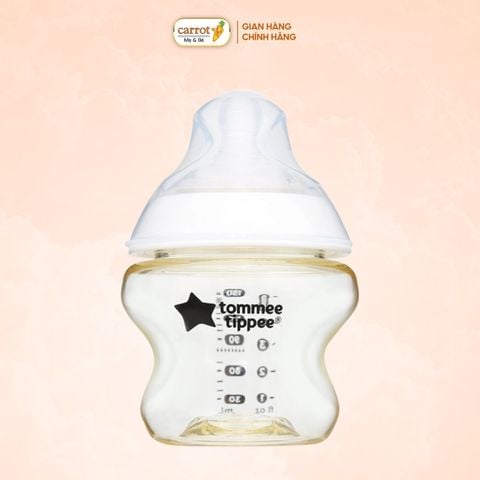 Bình Tommee Tippee PPSU Natural Star Cổ Rộng 150ml Trơn