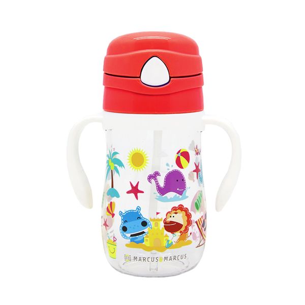Bình Uống Nước Có Ống Hút Cho Bé Tritan Marcus & Marcus Cho Bé Từ 12 tháng