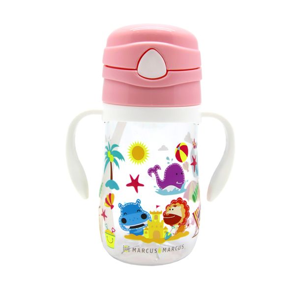 Bình Uống Nước Có Ống Hút Cho Bé Tritan Marcus & Marcus Cho Bé Từ 12 tháng