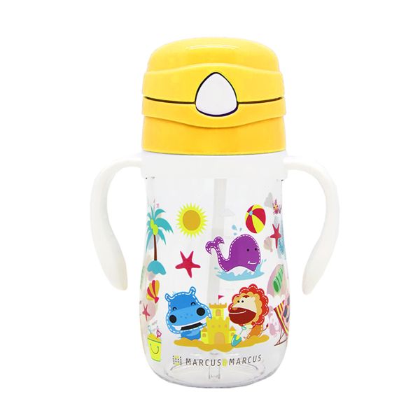 Bình Uống Nước Có Ống Hút Cho Bé Tritan Marcus & Marcus Cho Bé Từ 12 tháng
