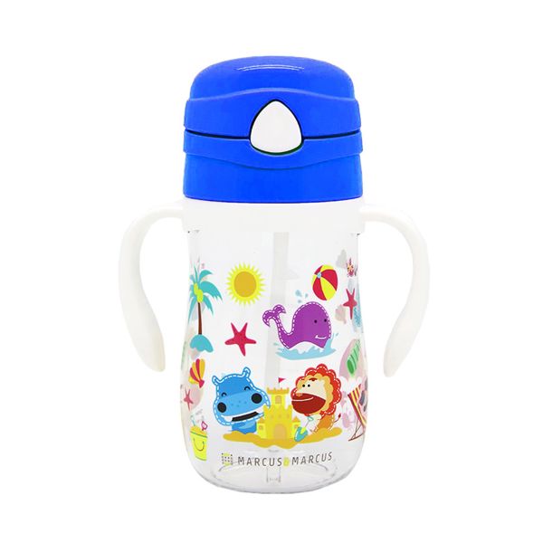 Bình Uống Nước Có Ống Hút Cho Bé Tritan Marcus & Marcus Cho Bé Từ 12 tháng