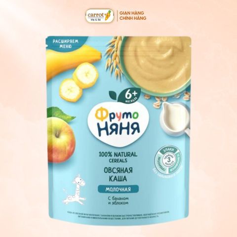 Bột Ăn Dặm Fruto Nga Vị Táo Chuối 200g Cho Bé Từ 6 Tháng