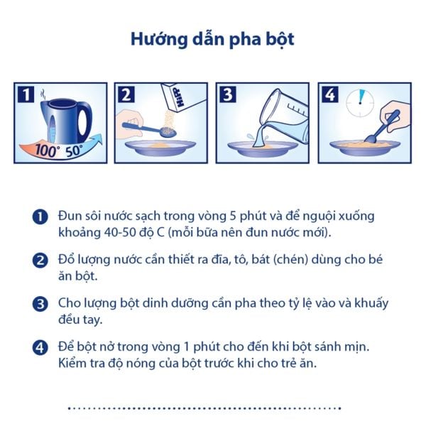 Bột Ăn Dặm Hữu Cơ HiPP Vị Đào & Chuối 250g Cho Bé Từ 4 Tháng