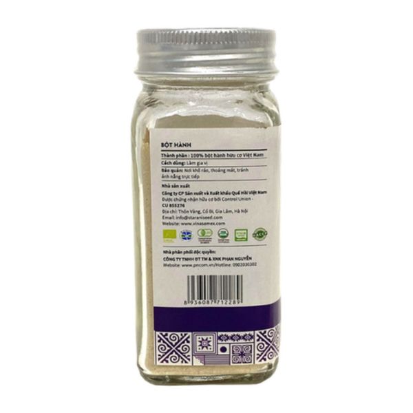 Bột Hành Hữu Cơ Vina Samex 50gr Cho Bé Ăn Dặm (Từ 7 Tháng)