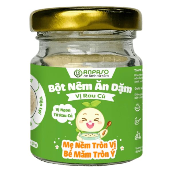 Bột Nêm Ăn Dặm Vị Rau Củ Anpaso 60g