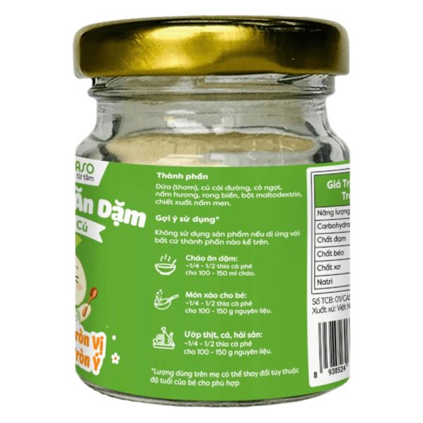 Bột Nêm Ăn Dặm Vị Rau Củ Anpaso 60g