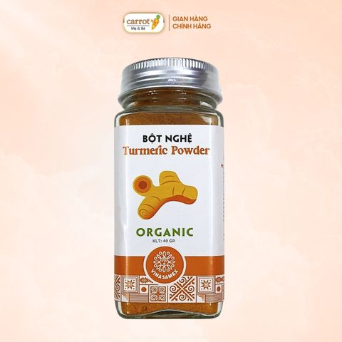 Bột Nghệ Hữu Cơ Vina Samex 50gr Cho Bé Ăn Dặm (Từ 7 Tháng)
