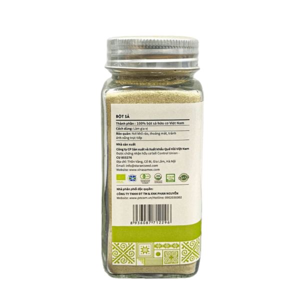 Bột Sả Hữu Cơ Vina Samex 50gr Cho Bé Ăn Dặm (Từ 7 Tháng)