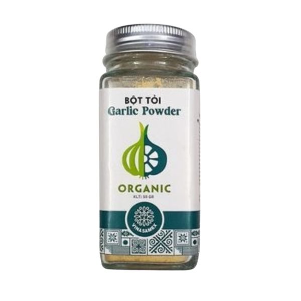 Bột Tỏi Hữu Cơ Vina Samex 50gr Cho Bé Ăn Dặm (Từ 7 Tháng)