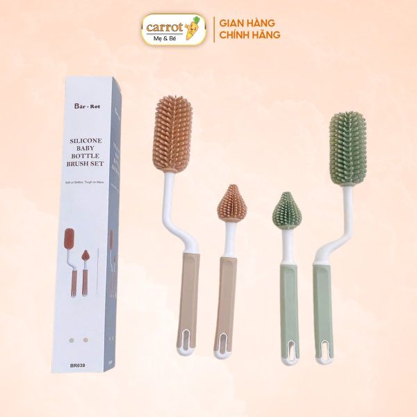 Cọ Rửa Bình Sữa, Núm Ti Barrot BR039 Cho Bé