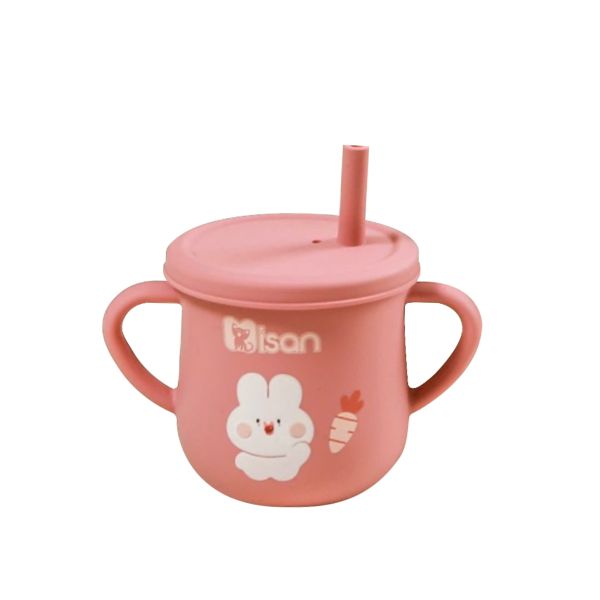 Cốc Tập Hút Silicon Misan Nature's Love Cho Bé