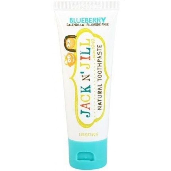 Kem Đánh Răng Trẻ Em Jack N' Jill Vị Việt Quất 50g Cho Bé Từ 6 Tháng Tuổi