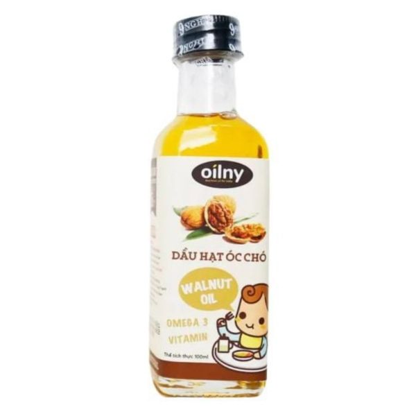Dầu Ăn Dặm Hạt Óc Chó Oilny Cho Bé Từ 6 Tháng Tuổi 100ml
