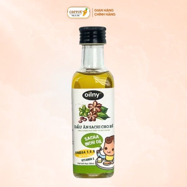 Dầu Ăn Dặm Sachi Oilny Cho Bé Từ 6 Tháng Tuổi 100ml