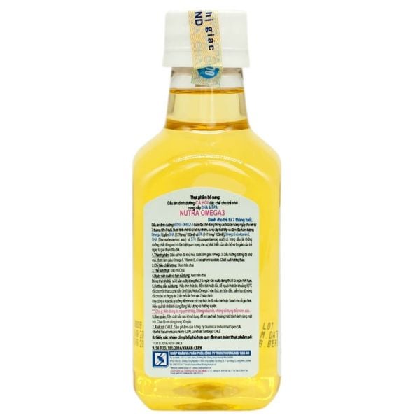 Dầu Cá Hồi Nutra Omega 3 Ăn Dặm Cho Bé 240ml (Từ 7 Tháng)