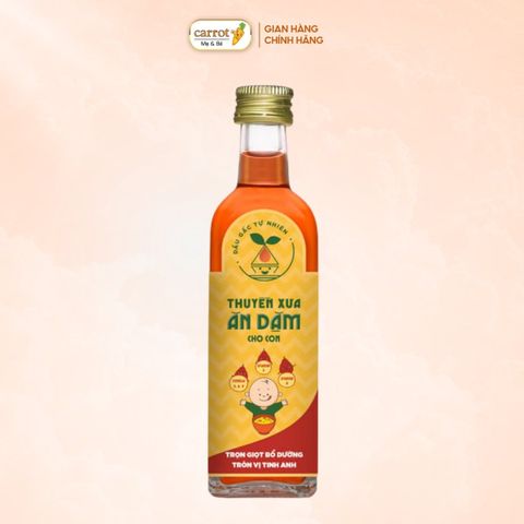 Dầu Gấc Thuyền Xưa Tự Nhiên Ăn Dặm Cho Con 65ml