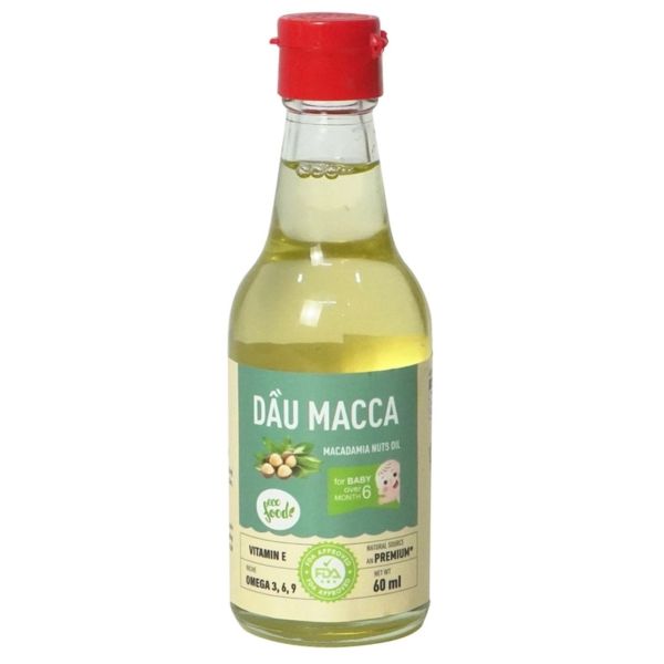 Dầu Macca Nguyên Chất Ecofood 60ml