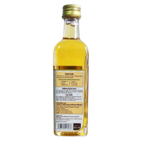 Dầu Óc Chó Thuyền Xưa Ăn Dặm Cho Bé 65ml