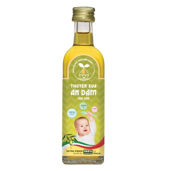 Dầu Olive Thuyền Xưa Nguyên Chất Ăn Dặm Cho Bé 65ml