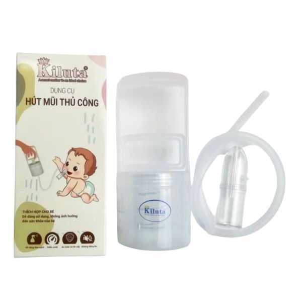 Dụng Cụ Hút Mũi Kéo Tay Kiluta Sử Dụng Tiện Lợi, Vệ Sinh Đơn Giản