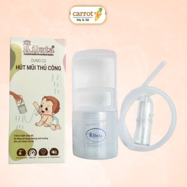 Dụng Cụ Hút Mũi Kéo Tay Kiluta Sử Dụng Tiện Lợi, Vệ Sinh Đơn Giản