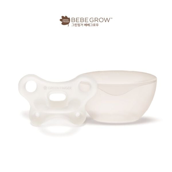 Ti Giả Greenfinger Bebegrow Chất Liệu Silicone Nguyên Chất 100% Cho Bé 6-18M