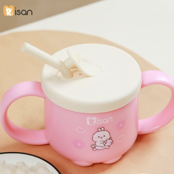Cốc Tập Uống Nước Misan Dung Tích 250ml Có Chức Năng Báo Nóng Cảm Biến Nhiệt Tiện Lợi Cho Bé
