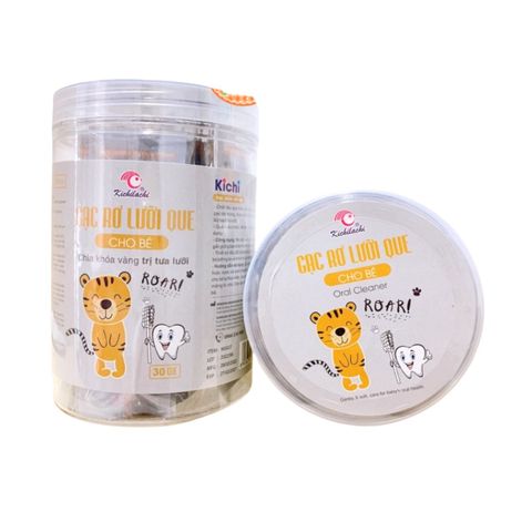 Que Rơ Lưỡi Kichilachi Vệ Sinh Răng Miệng Cho Bé Hộp 30 Que
