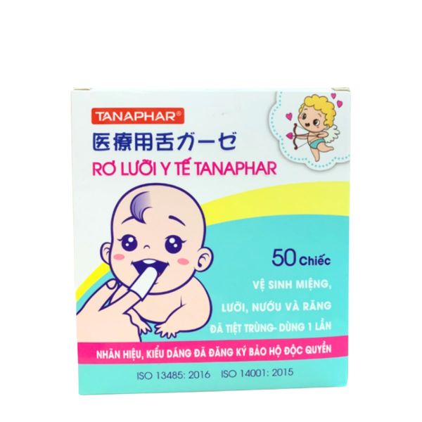 Gạc Rơ Lưỡi Tanaphar Vệ Sinh Răng Miệng Made In Việt Nam/ Tiêu Chuẩn Xuất Nhật 50 Gói