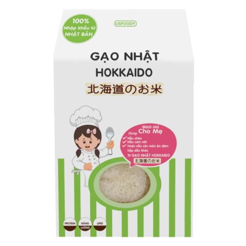Gạo Nhật Hokkaido 500g Cho Bé Ăn Dặm