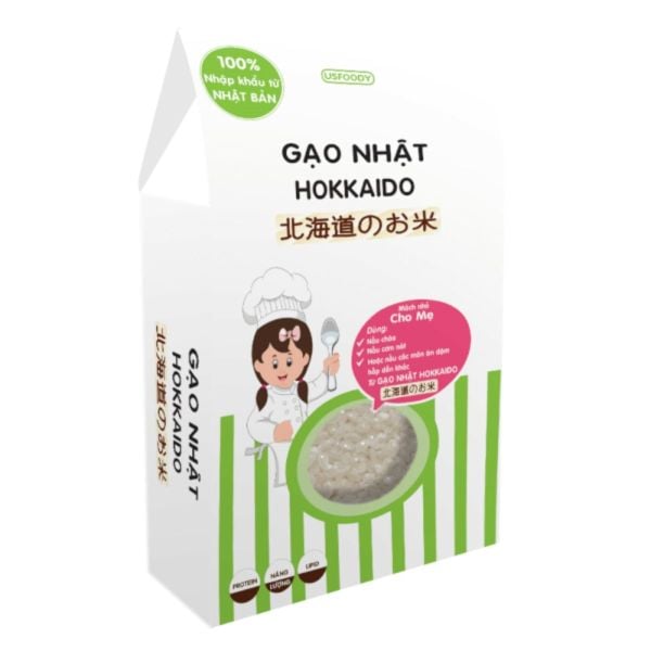 Gạo Nhật Hokkaido 500g Cho Bé Ăn Dặm