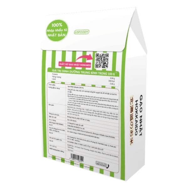 Gạo Nhật Hokkaido 500g Cho Bé Ăn Dặm