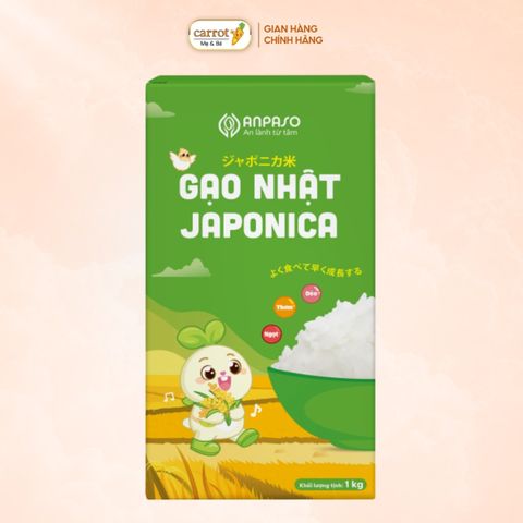 Gạo Nhật Japonica Anpaso Cho Bé Ăn Dặm 1kg