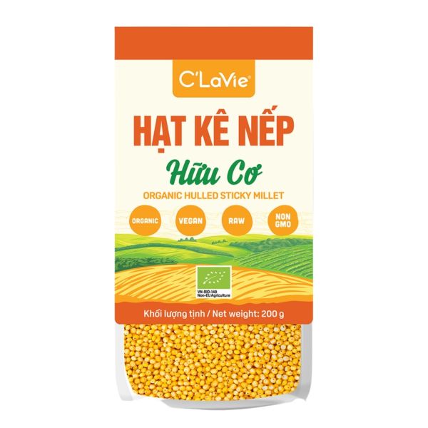 Hạt Kê Nếp Hữu Cơ C'Lavie 200g