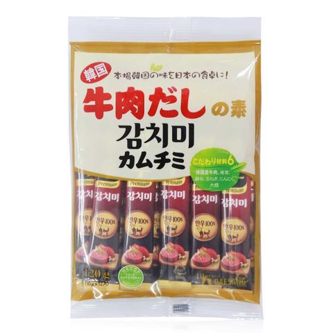 Hạt Nêm Nhật Bản Bò, Nấm & Rau Daesang 120g Cho Bé Ăn Dặm (Từ 7 Tháng)