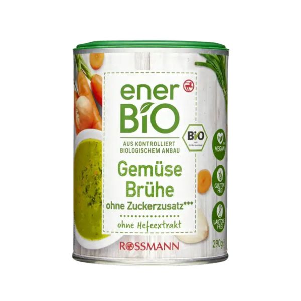 Hạt Nêm Rau Củ Hữu Cơ Ener Bio 290g Cho Bé Từ 6 Tháng Tuổi