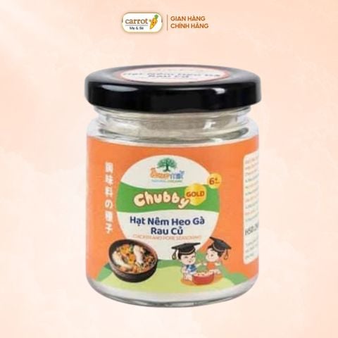 Hạt Nêm Vị Heo Gà Rau Củ Chubby Cho Bé Ăn Dặm 60g